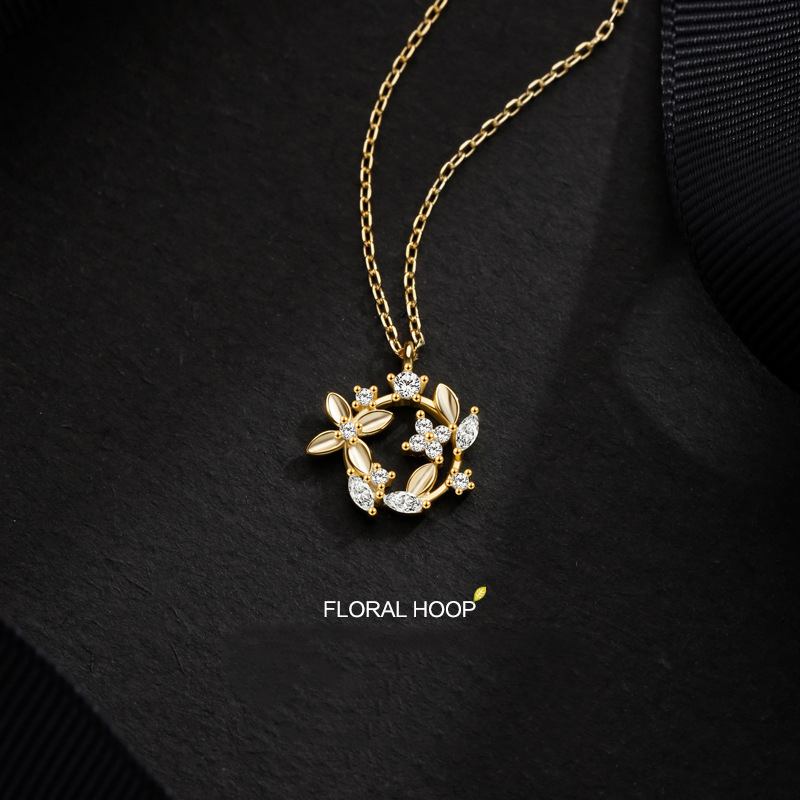 Temperament Fashion Personality Floral Necklace Female
