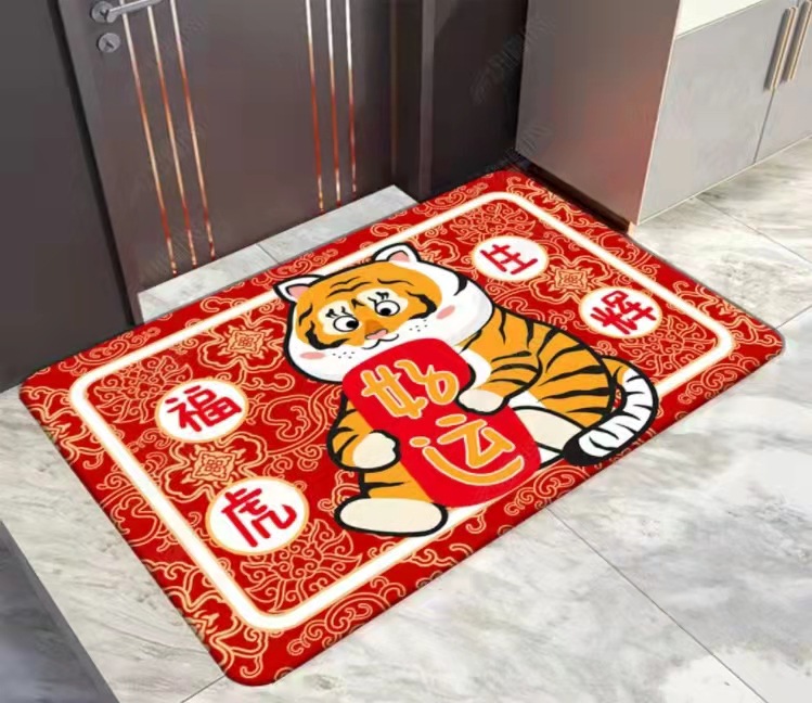 Absorbent Floor Mat Bedroom Cartoon Rug - Picture 10 of 27