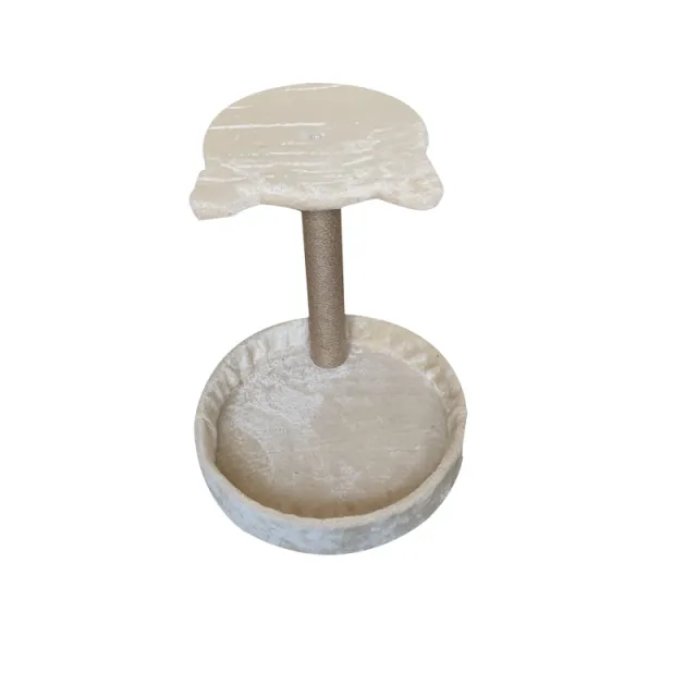 Cat Climbing Frame Integrated Column Supplies Beige Large Tray - Shop at LoveMi