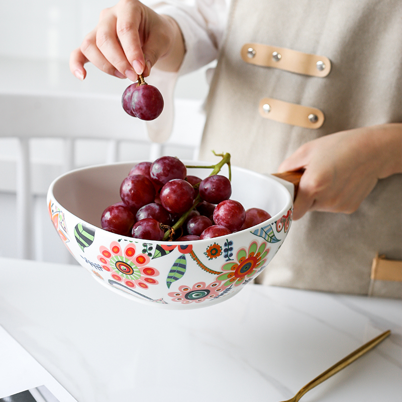 Title 5, Home creative ceramic fruit bowl