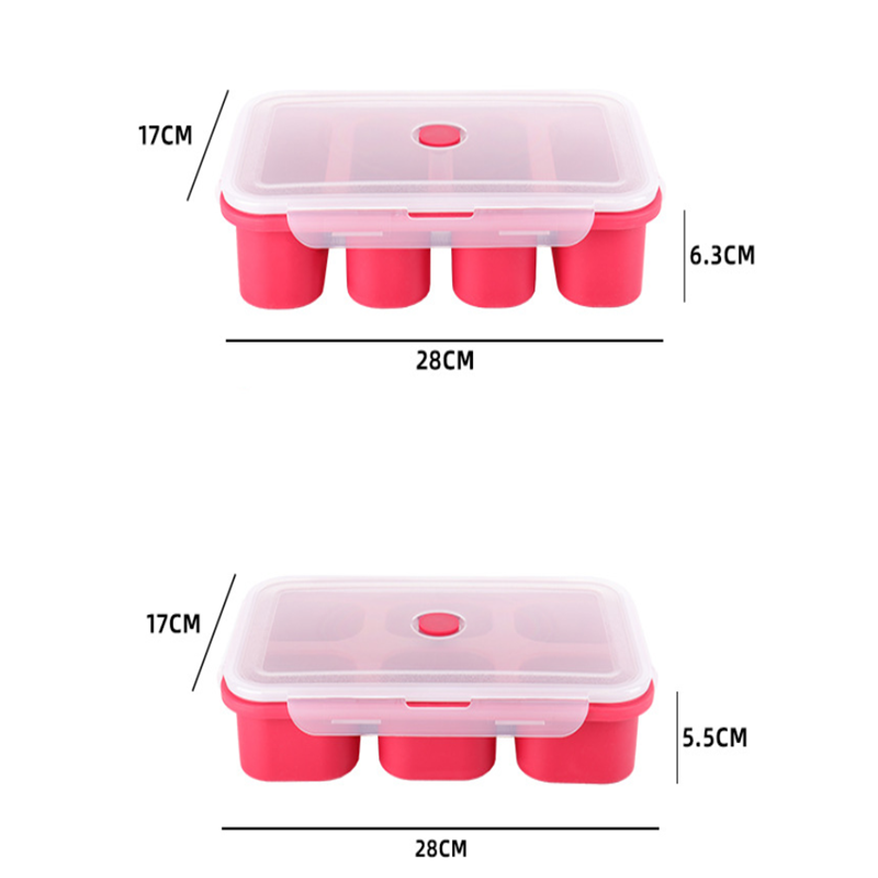 Title 1, Silicone Four-grid Six-grid Microwaveable Heati...