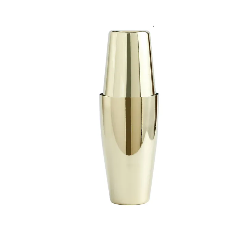 Stainless Steel Bar Boston Bartending Shaker - Gold