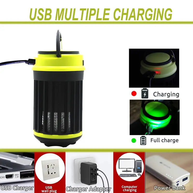 Solar Anti Mosquito Lamp Outdoor Waterproof Camping