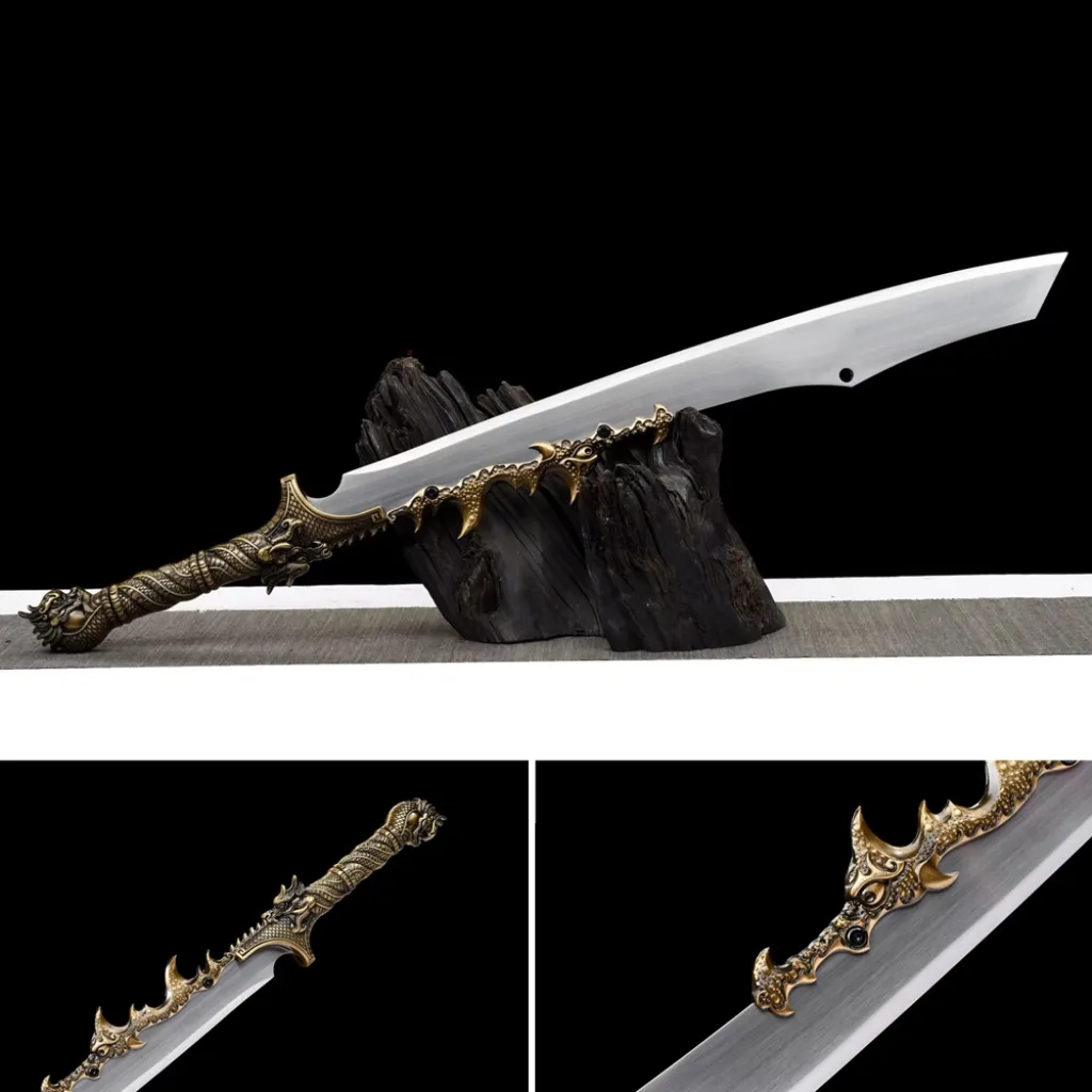 Integrated Blades Flaming Frenzy Saber, Dragon Slaying