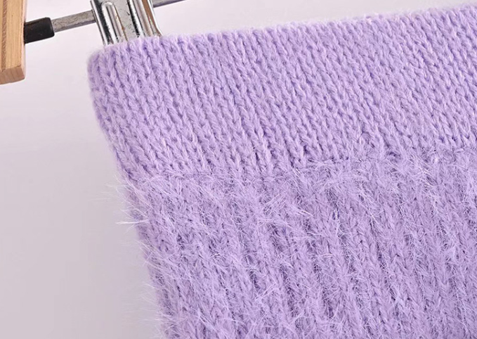 European Style Mohair Clash-colored Jewelry Pocket - Image 8