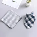 Blue And White Grid