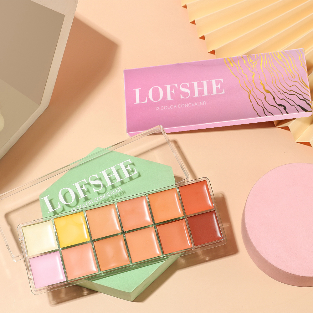 12 Shades Of Concealer Long-Lasting Nude Makeup