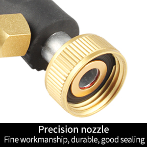 Durable Copper Nozzle - Rust-Proof