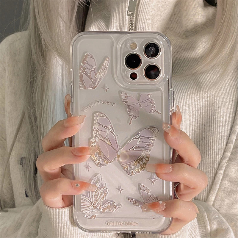 Fashion Simple Butterfly Pattern Phone Case