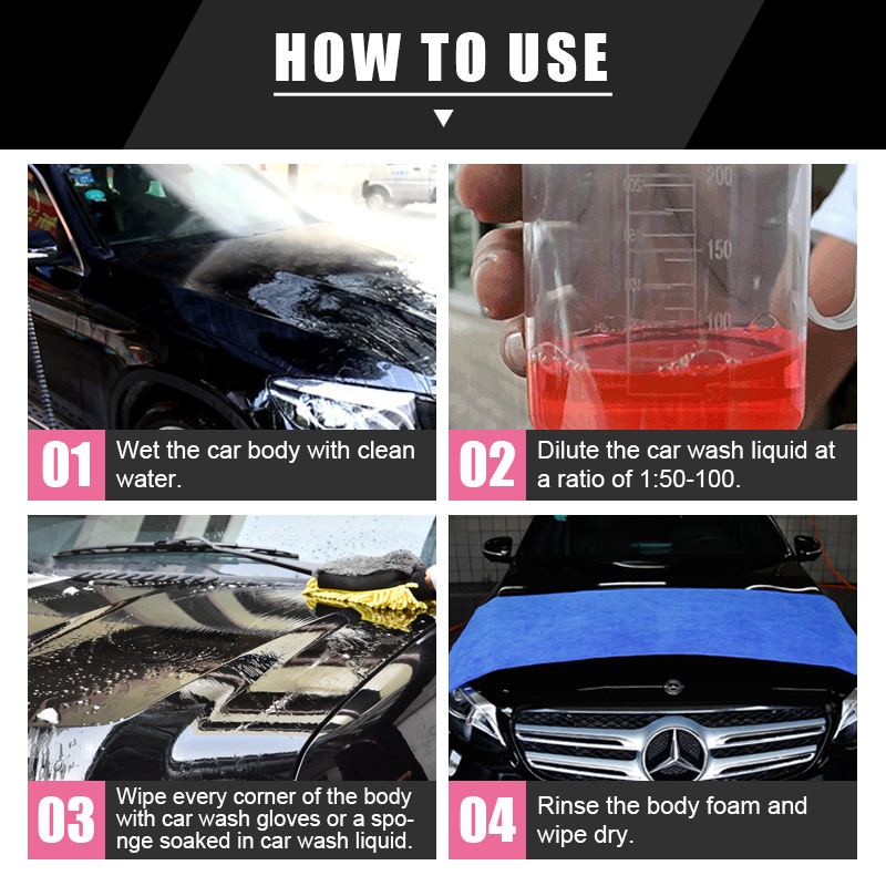 Strong Cleaning Agent Glazing Car Wash — foto 2