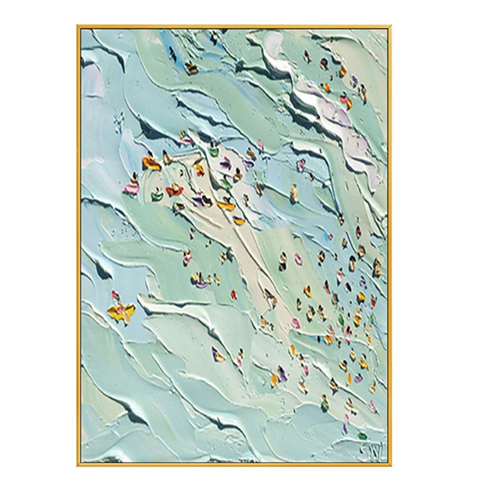 Beach Oil Canvas Wall Art, picture 3 of 12