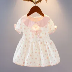 Baby Girl Summer Dress Summer Princess Dress - Style D - View 1