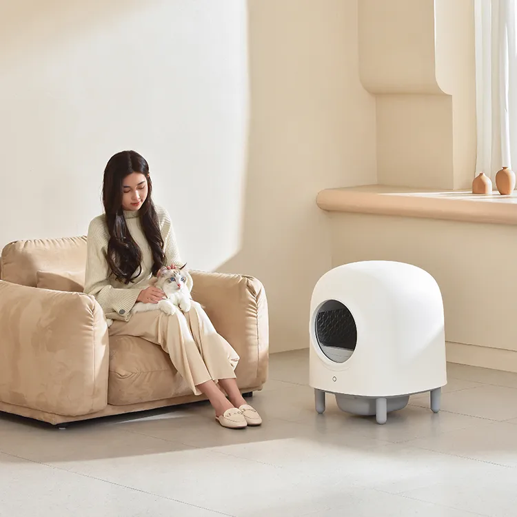 Fully Automatic Smart Cat Toilet Shovel Feces Enclosed Deodorant