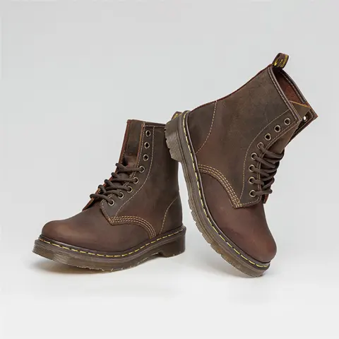 Crazy Horse Leather Women's Boots Vintage Goodyear Sewing Shoes