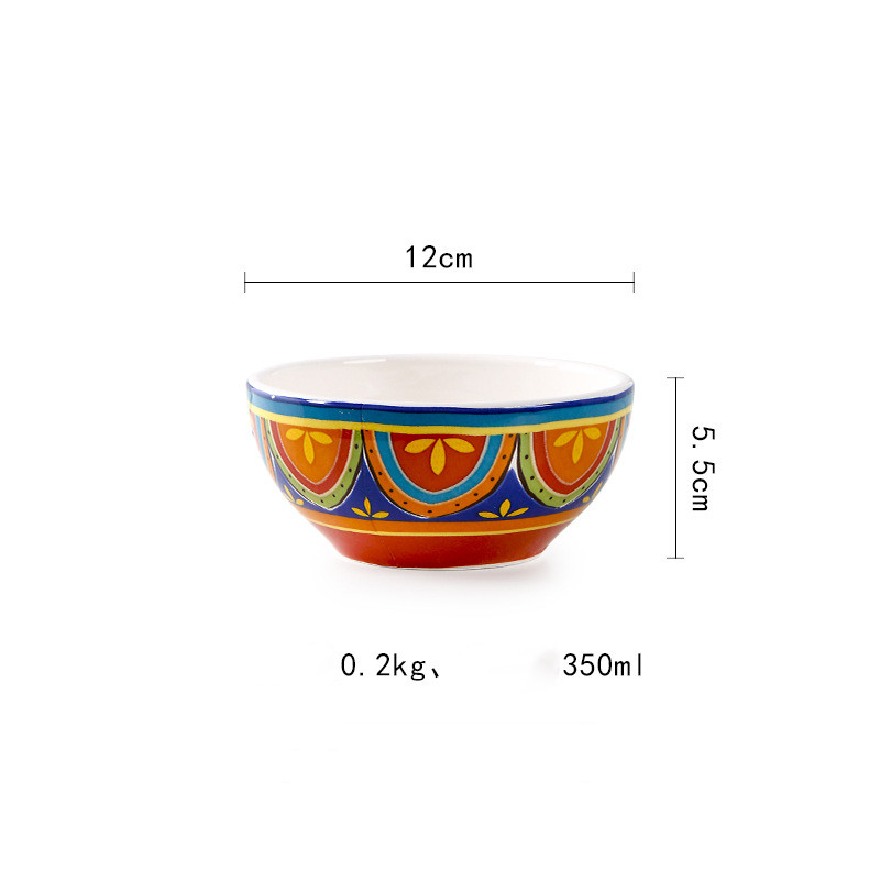 Title 6, Ceramic Salad Pots And Bowls Hand-painted Weste...