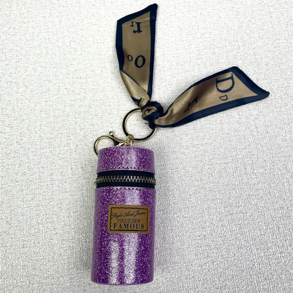 Hair Ball Lipstick Bag Bracelet Bracelet Key Chain Set