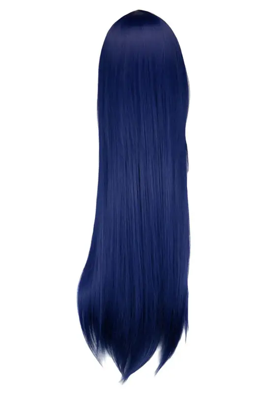 Mixed Blue Super Long Straight Hair Cosplay