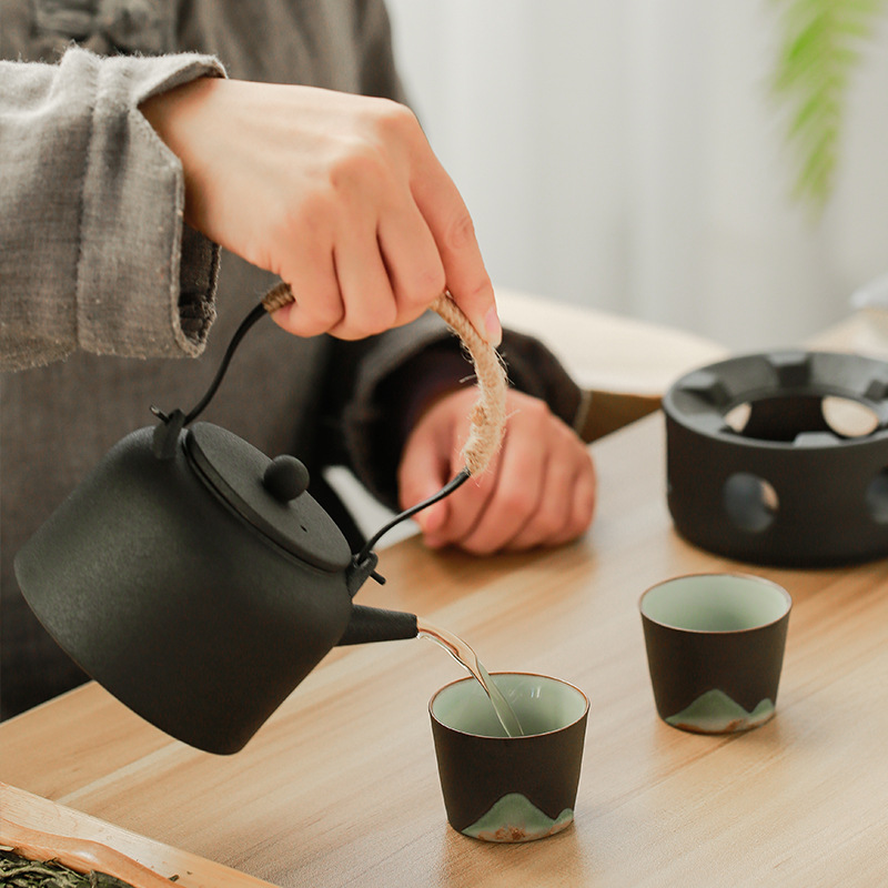 Ceramic Portable Filter Teapot