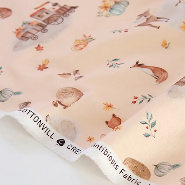 Pure Cotton 20's Plain Cotton Fabric Breathable Printing Beige - Shop at LoveMi