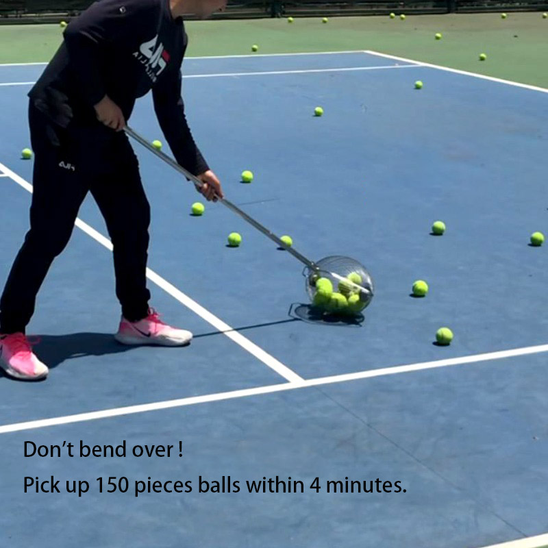 Portable Tennis Ball Picker Roller Type Basket Picking Without Bending - Image 4