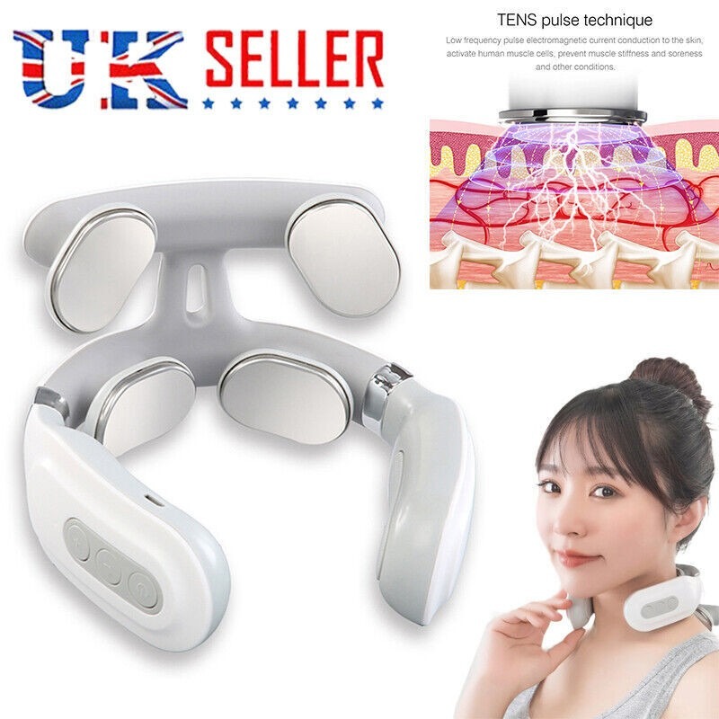 Smart Voice Electric Neck Massager With Heat For Neck & Shoulder Pain Relief