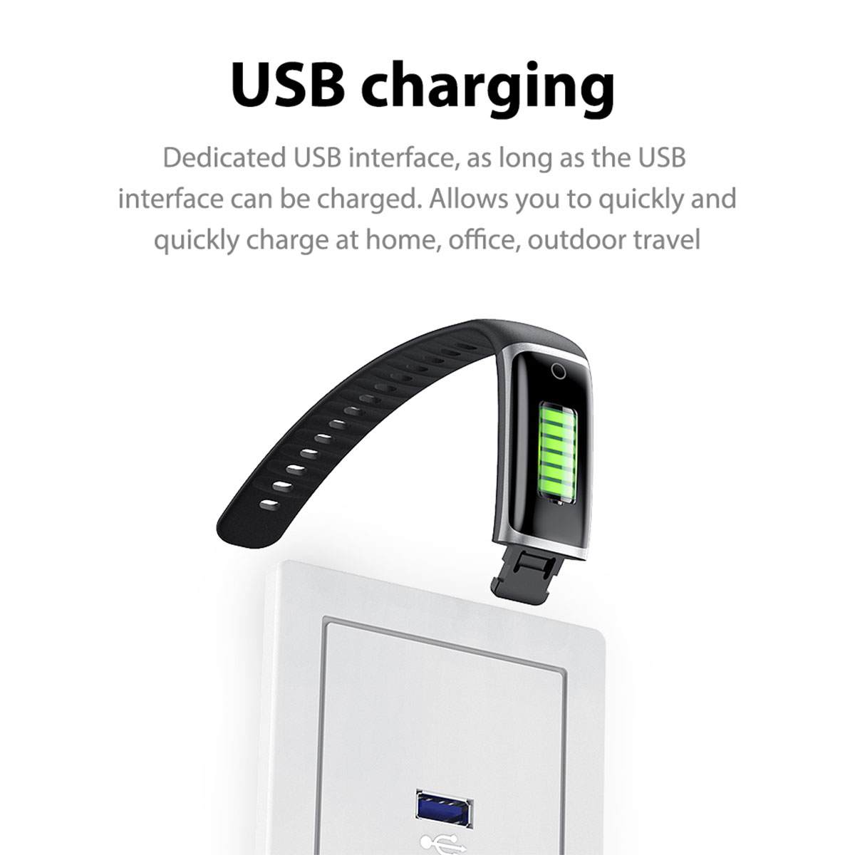 Pedometer Exercise Sleep Monitoring Multi-function Smart Bracelet - Image 3