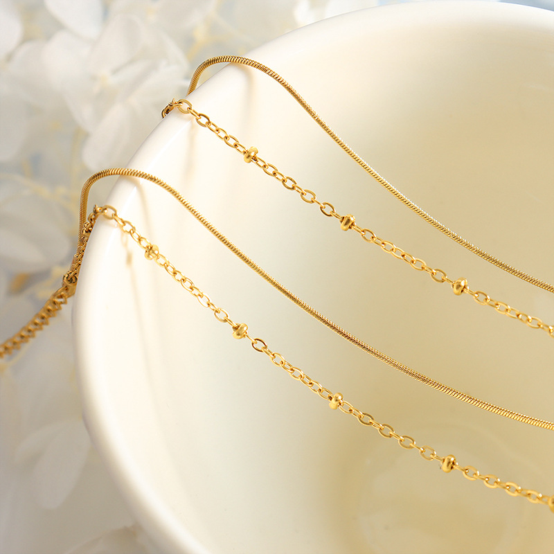 Double Layer Snake Bone Chain Exquisite Bracelet