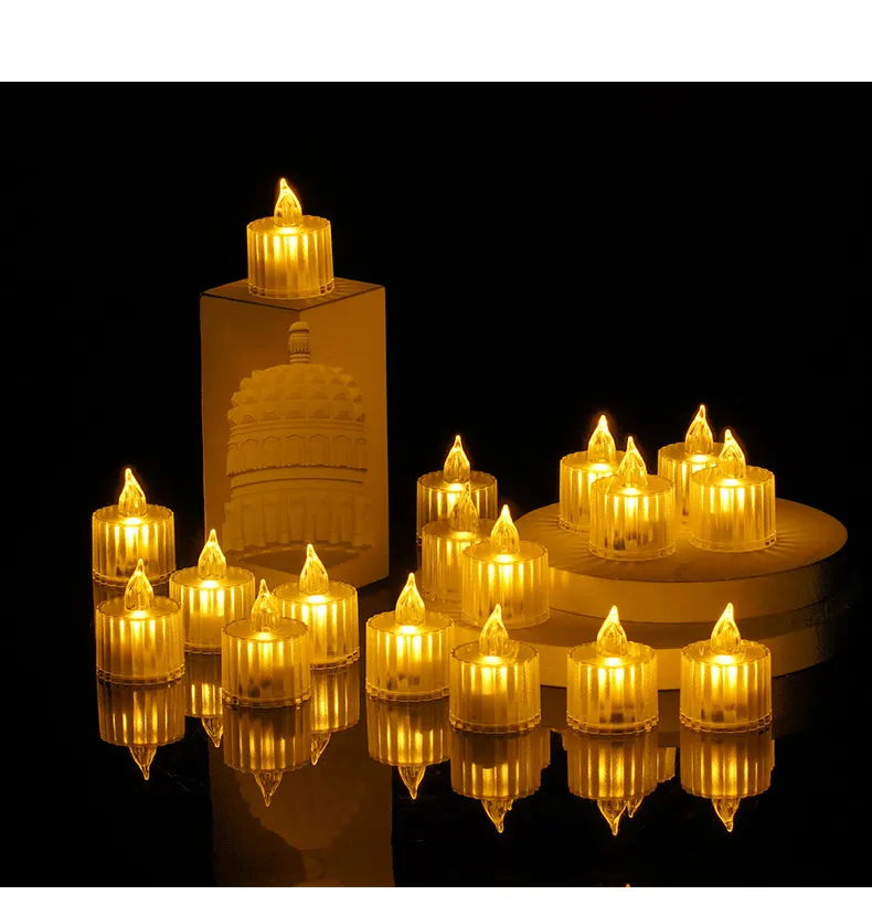 New Creative Festival Atmosphere Electronic Candles Christmas Home Decorations – image 3