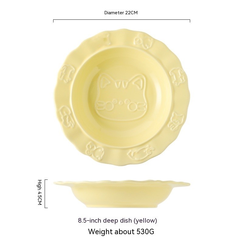 Deep Plates Yellow