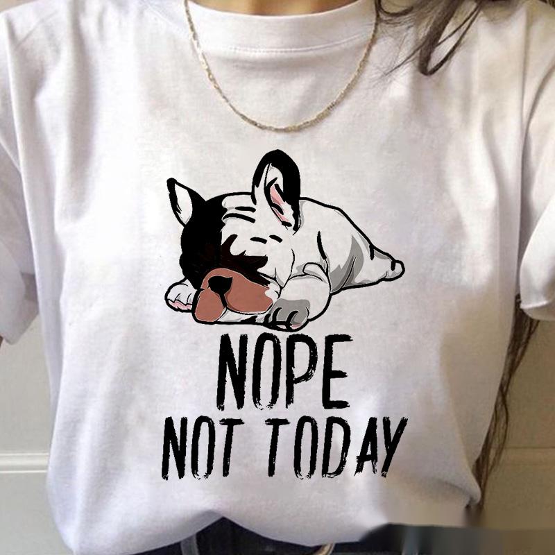 Title 9, T-shirt col rond femme, imprimé Love bouledogue...