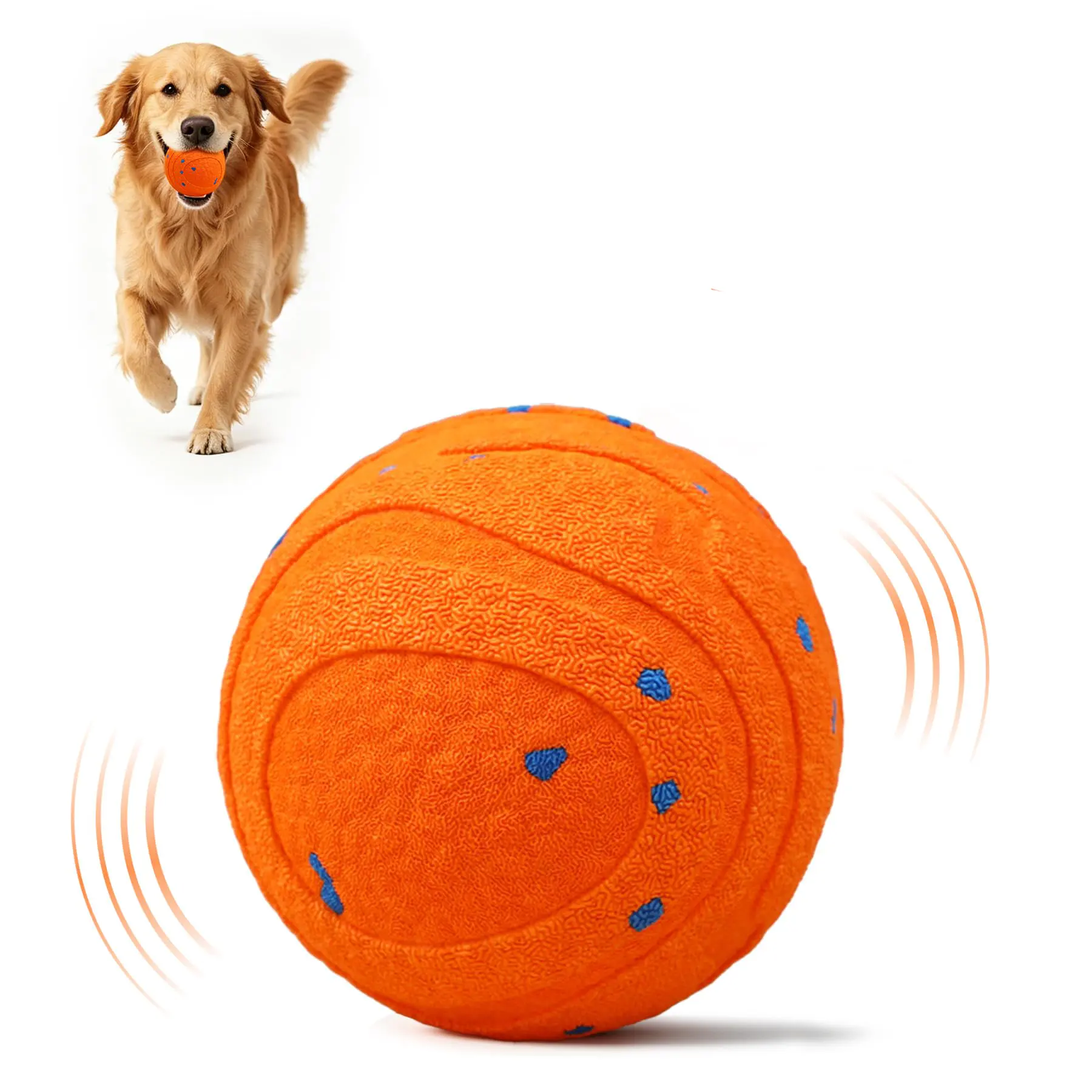Interactive Automatic Bouncing Dog Ball, Motion Activated