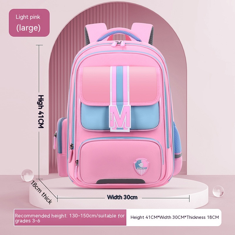 Baby Burden Relief Spine Protection Primary School Student Schoolbag Large Capacity Lightweight Children Backpack — foto 12