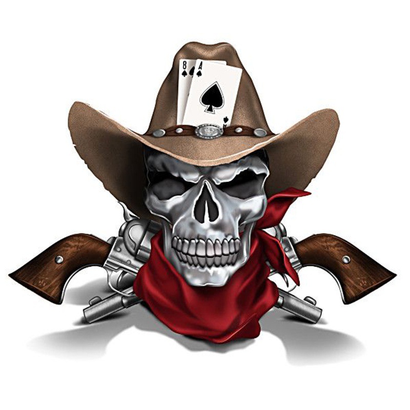 Fashion Vintage Silver Drop Oil Skull Necklace