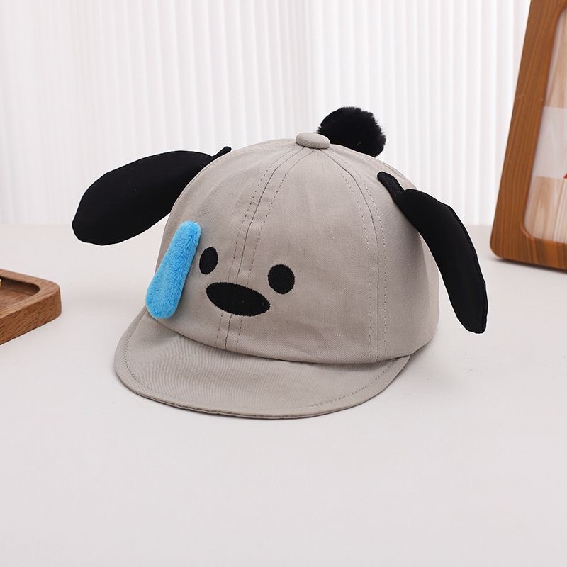 Baby Three-dimensional Drooping-eared Puppy Soft Brimmed Baseball Cap Cute Cartoon Crying Face Puppy Casual Sun Hat 8