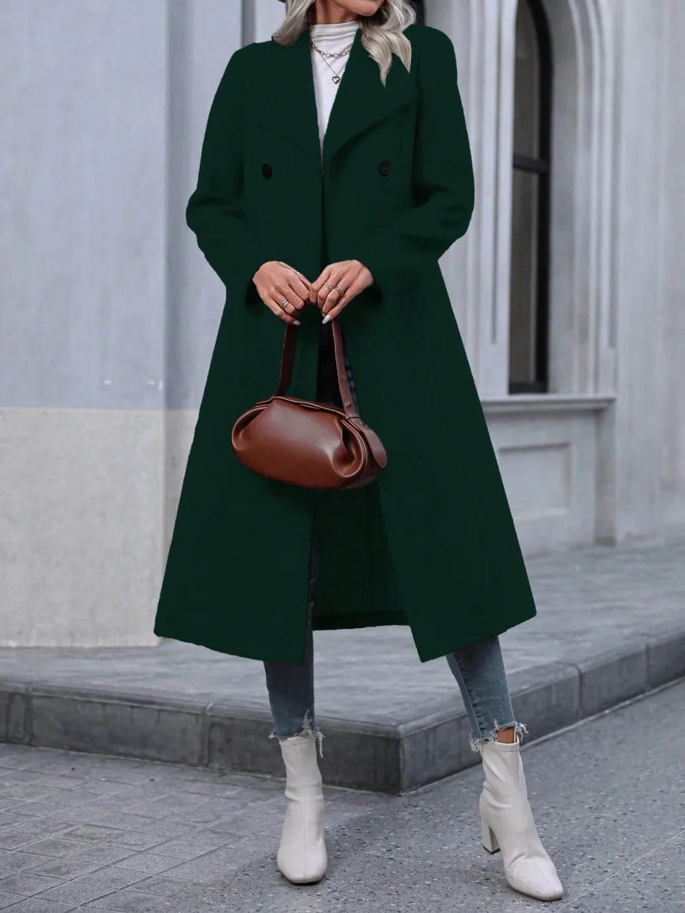 Autumn and Winter Long Coat for Women