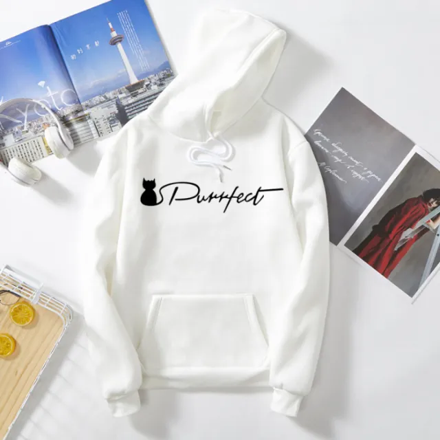 Hooded Sweater Student Uniform Couple Outfit White - Shop at LoveMi