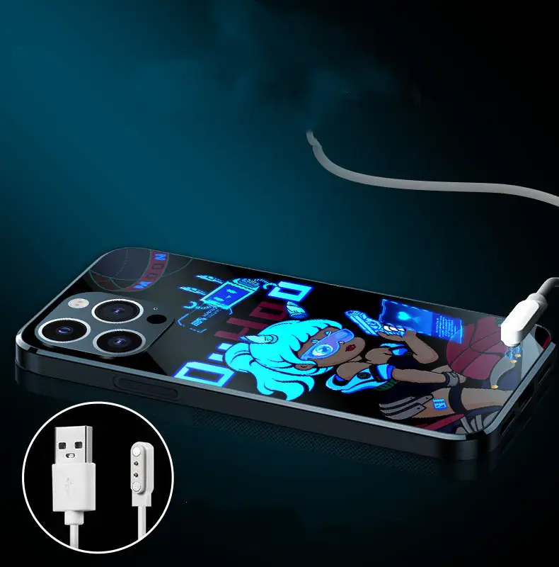 New Dynamic Light-emitting Sound Control Case