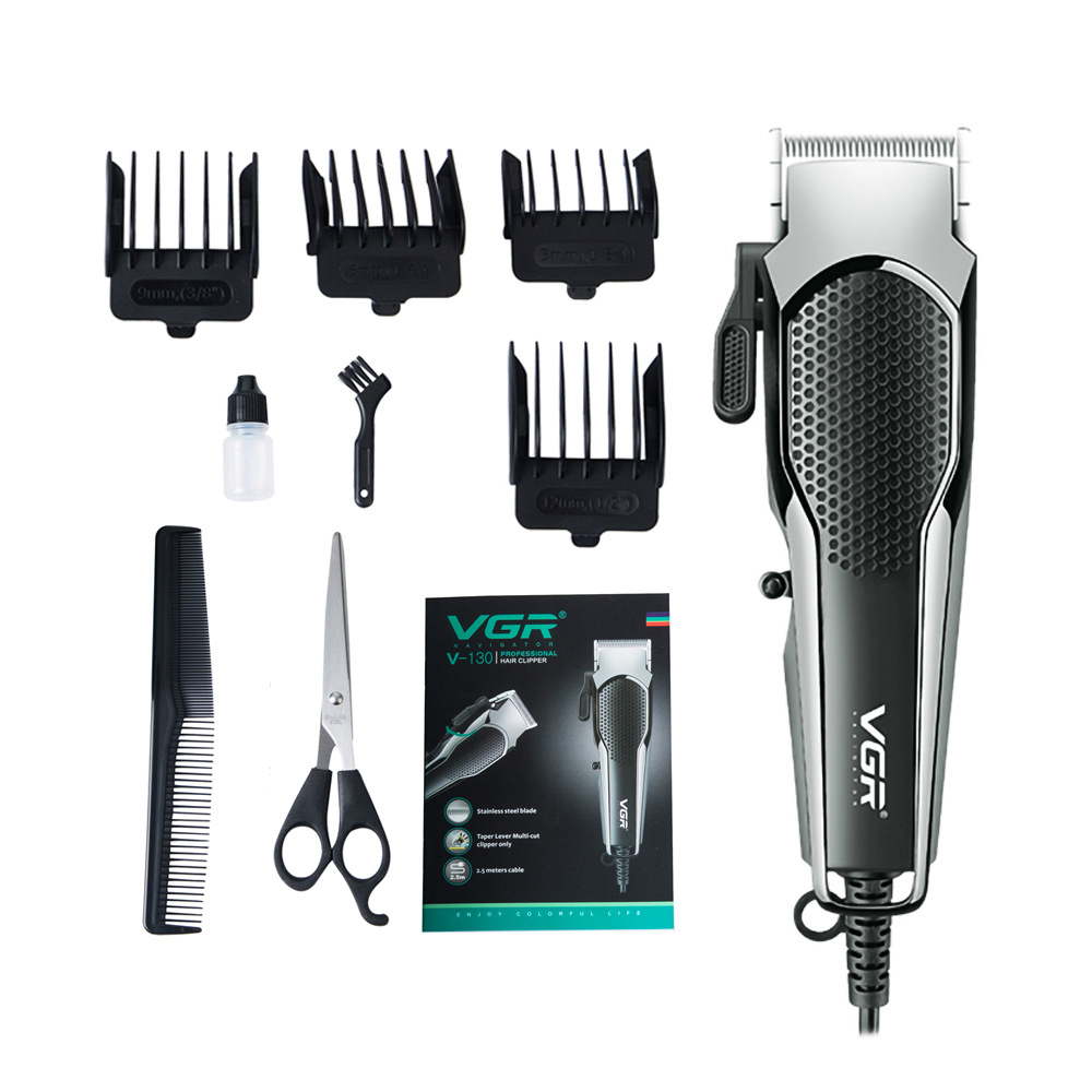 Oil Head Shears High-power Gradual Plug-in Hairdresser Suit V-130 — foto 4