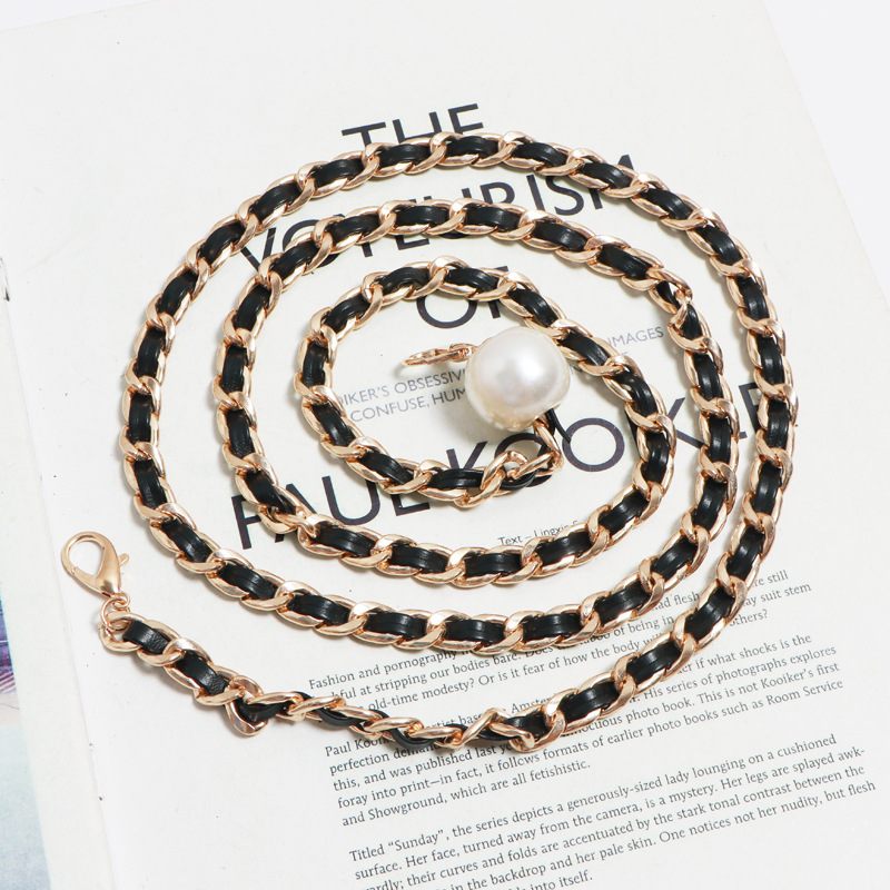 Title 5, Thin Belt Fashion Chain Braided Waist