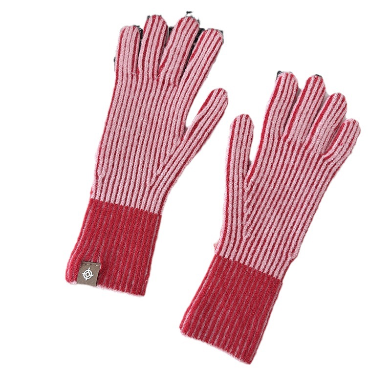 Title 5, Knitted Wool Touch Screen Thermal Gloves