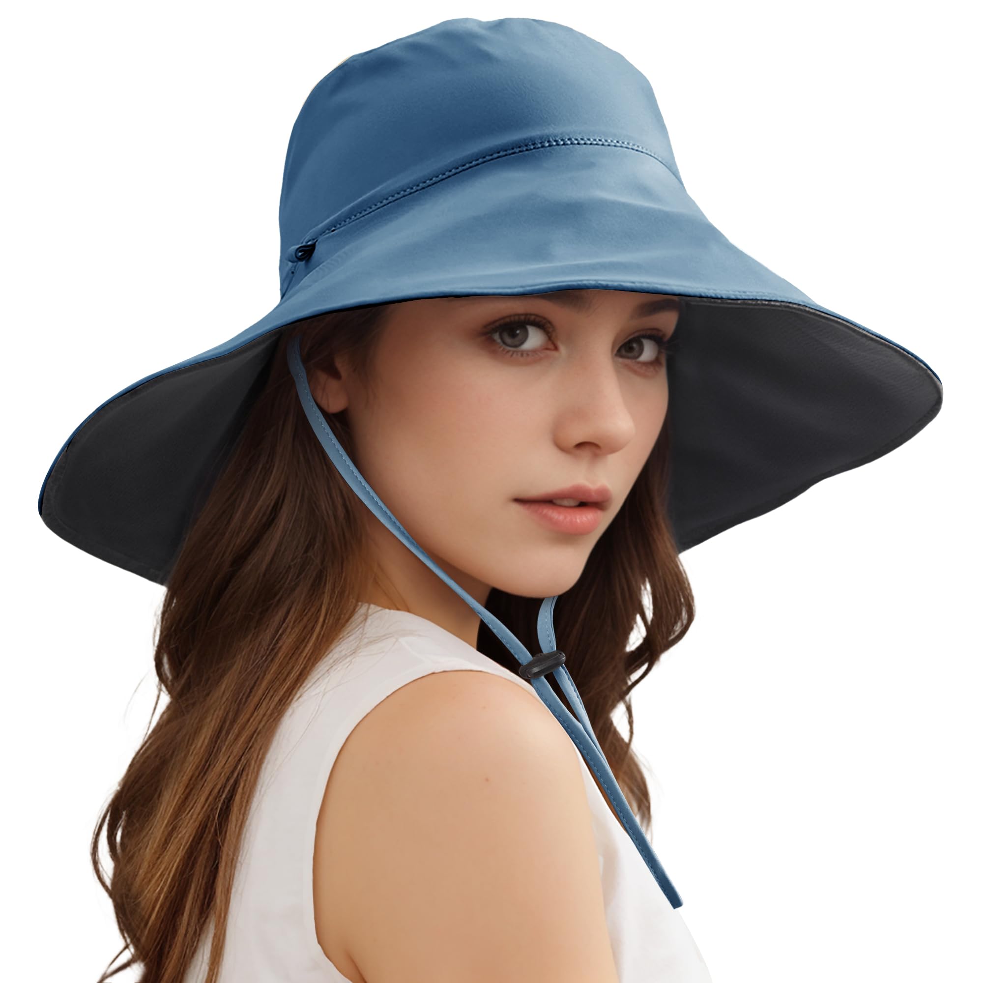 Sun Hat for Men & Women – Wide Brim, Reversible, UV Protection, Outdoor - Picture 3 of 9