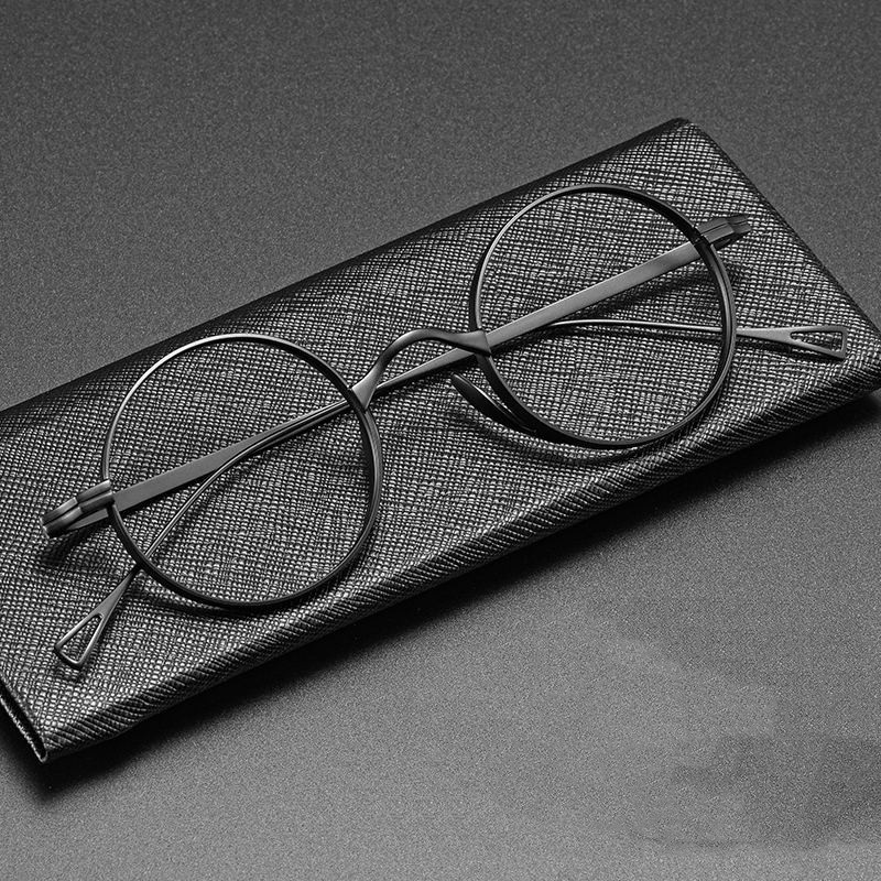 Vintage Pure Titanium Round Glasses Frame - Image 2