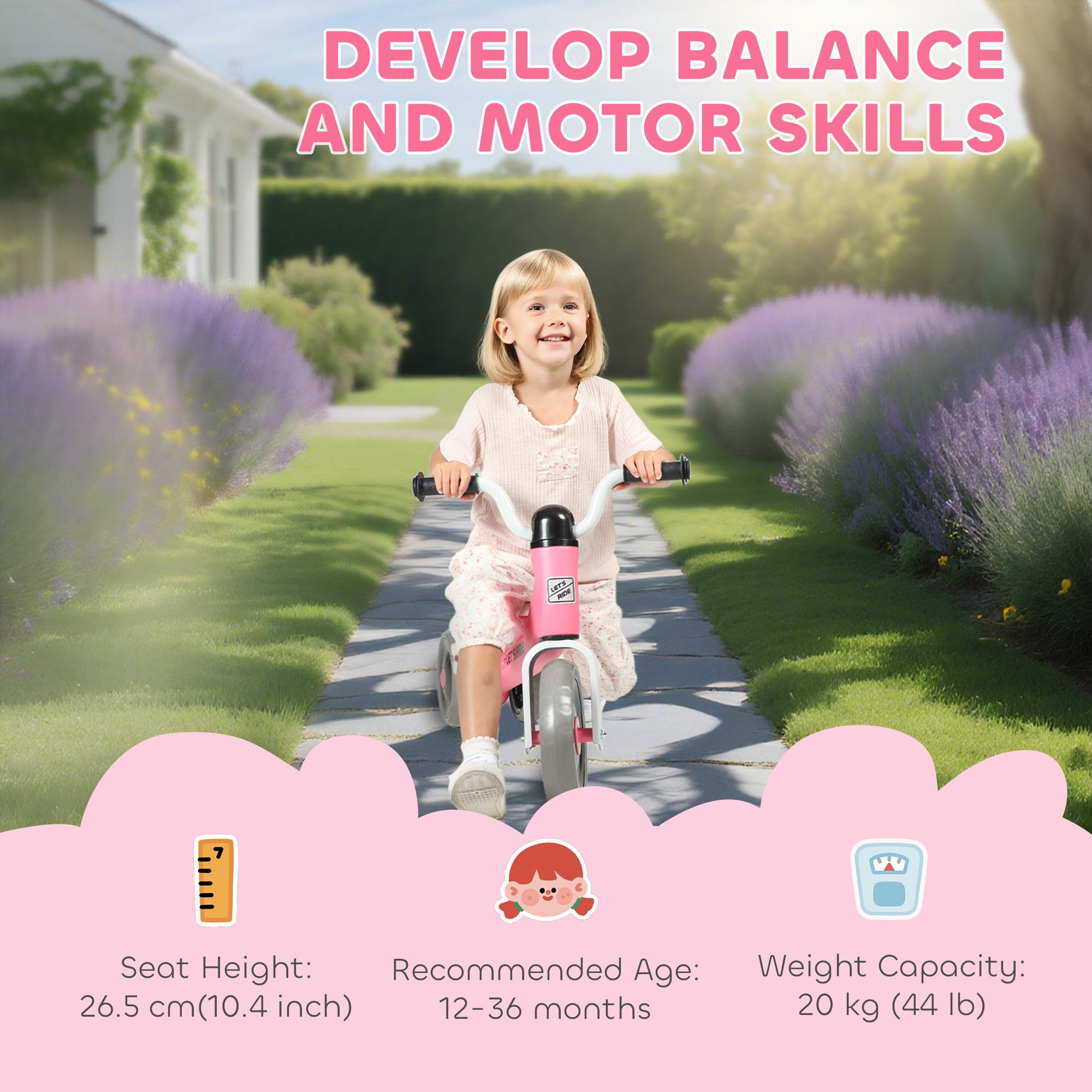 Pedeless Toddler Balance Bike, 3 Silent Wheels, Suitable For Boys And Girls — image 9