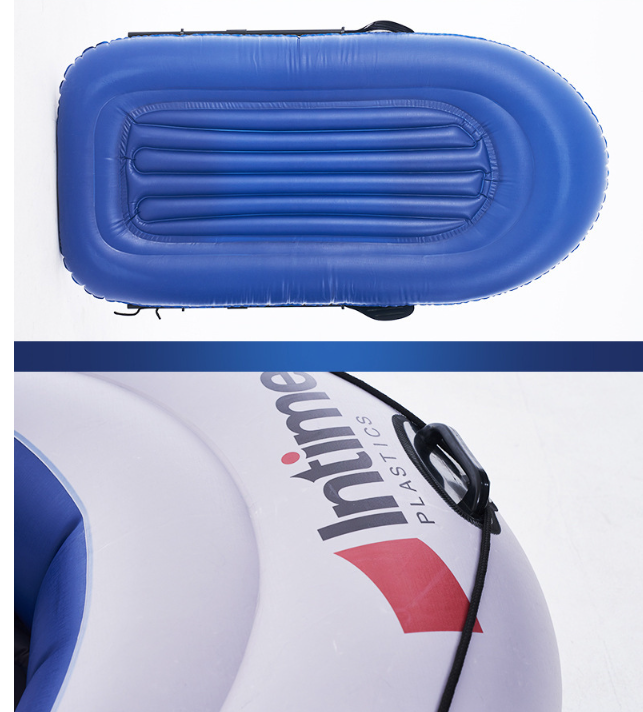 Outdoor water sports two inflatable kayak, raft boat — foto 3