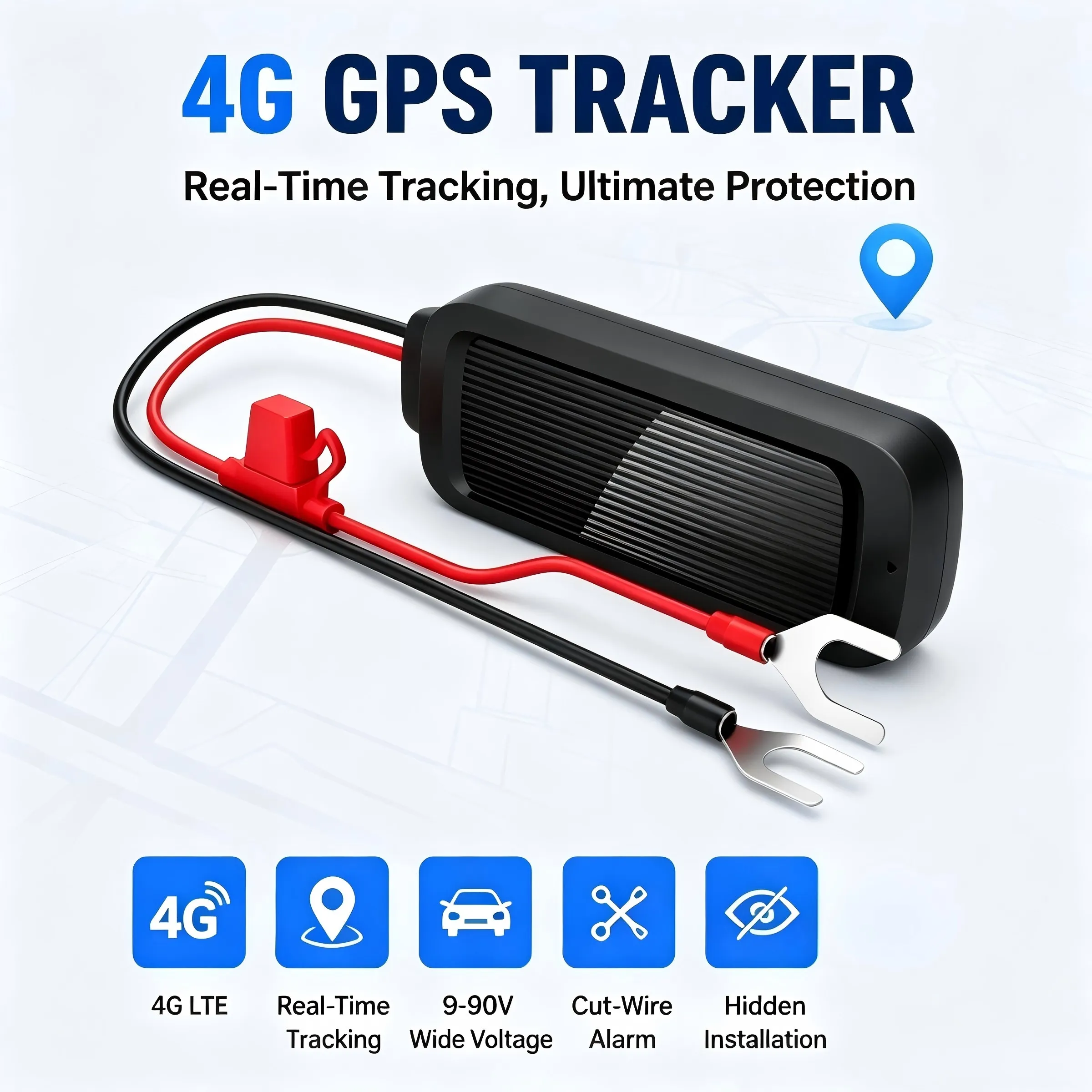 4G GPS Tracker For Car Motorcycle Truck