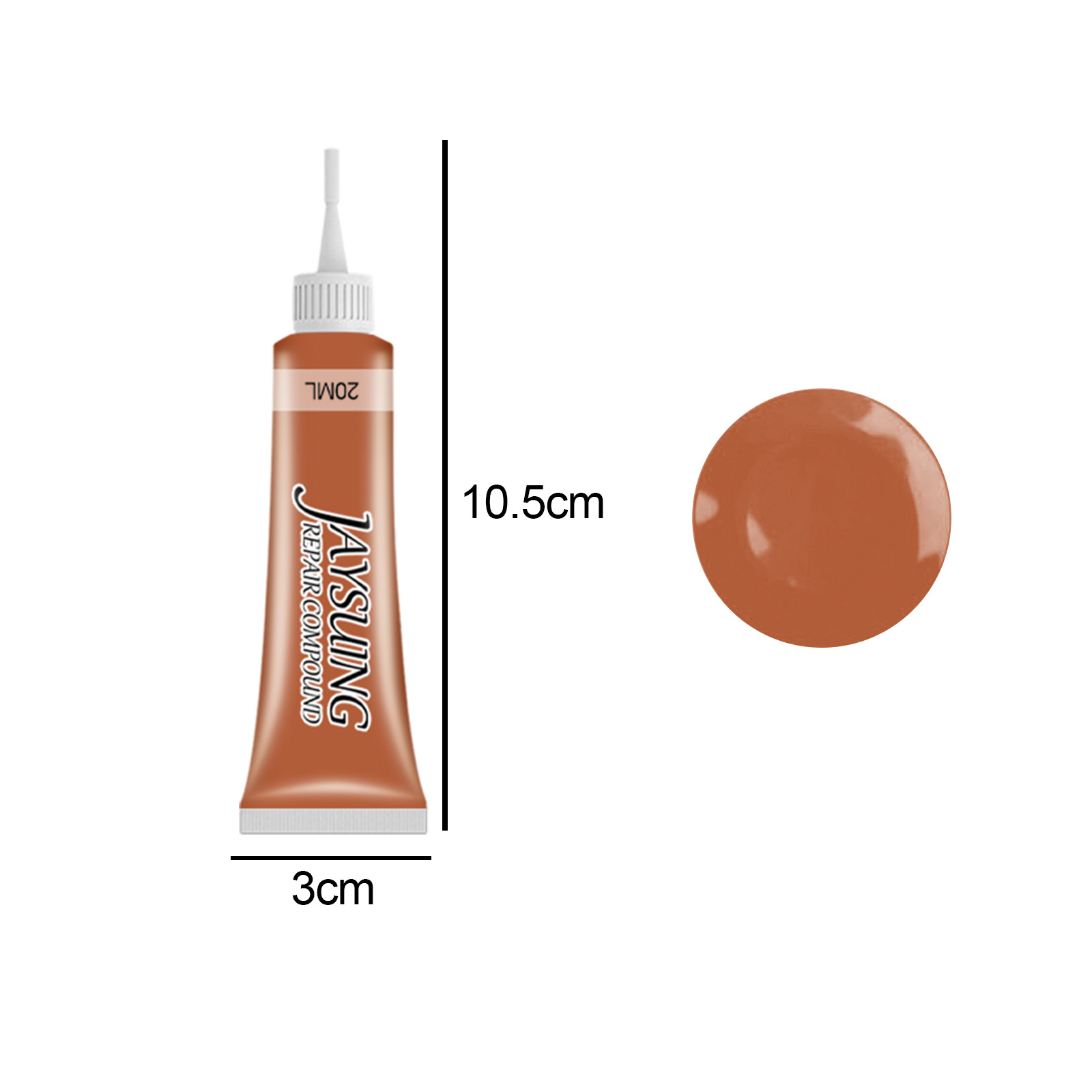 Jaysuing Leather Color Restoration Paste, Leather Coat And Shoe Dye, Car Leather Seat Leather Refurbishment And Color Restoration 2