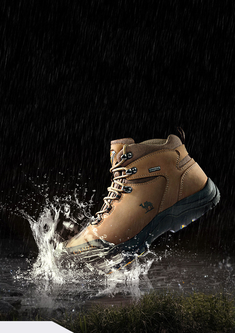 Title 4, Breathable high-top outdoor hiking shoes