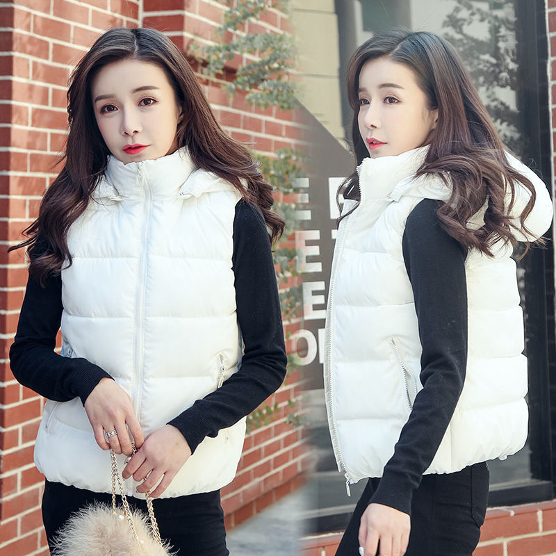 Autumn And Winter Ladies Short Down Cotton Vest Jacket