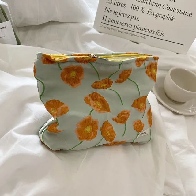 Skin Care Product Small Change Portable Clutch Orange - Shop at LoveMi