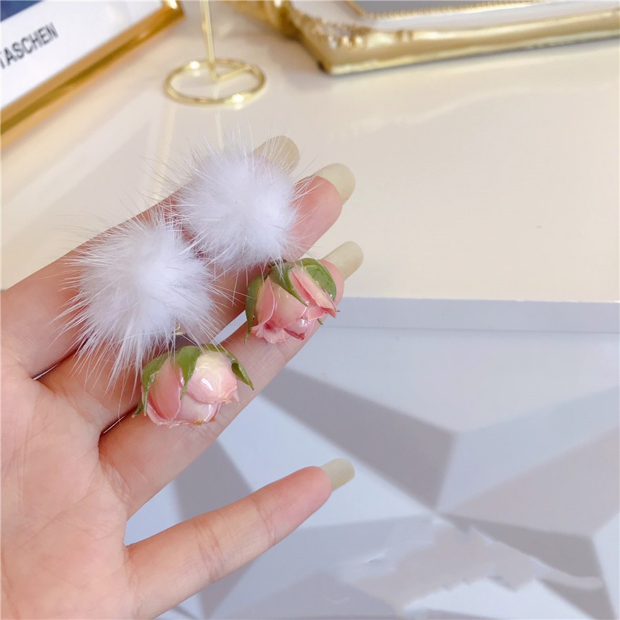 Title 1, Guijin Flower Earpiece French Sweet Dried Flowe...